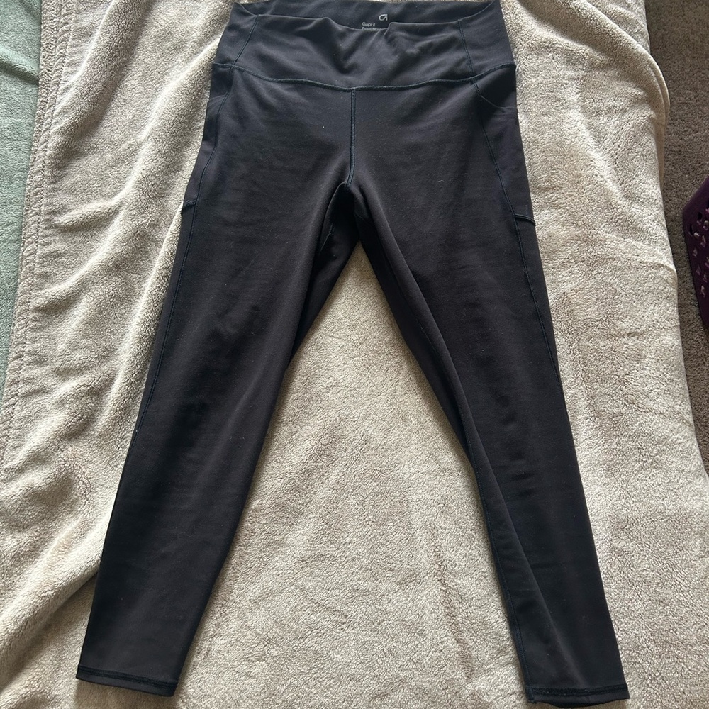 Black High-Waist Leggings